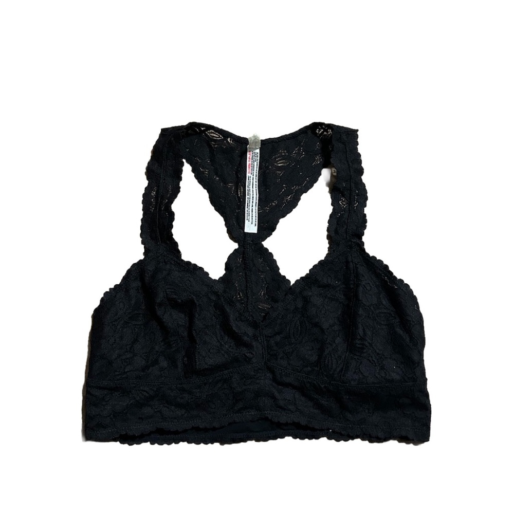 Intimately Free People Black Lace Racerback Bralette Size Medium